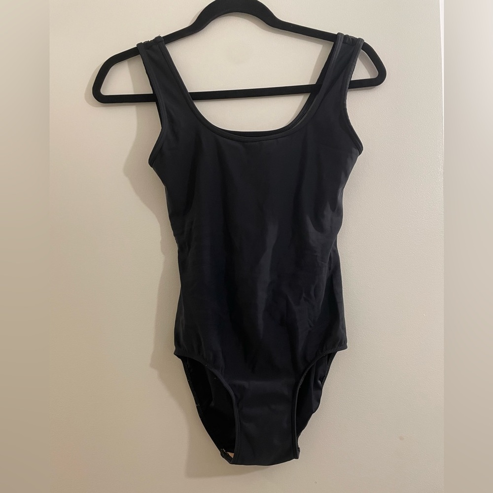 Eleve Black Leotard. Size Small